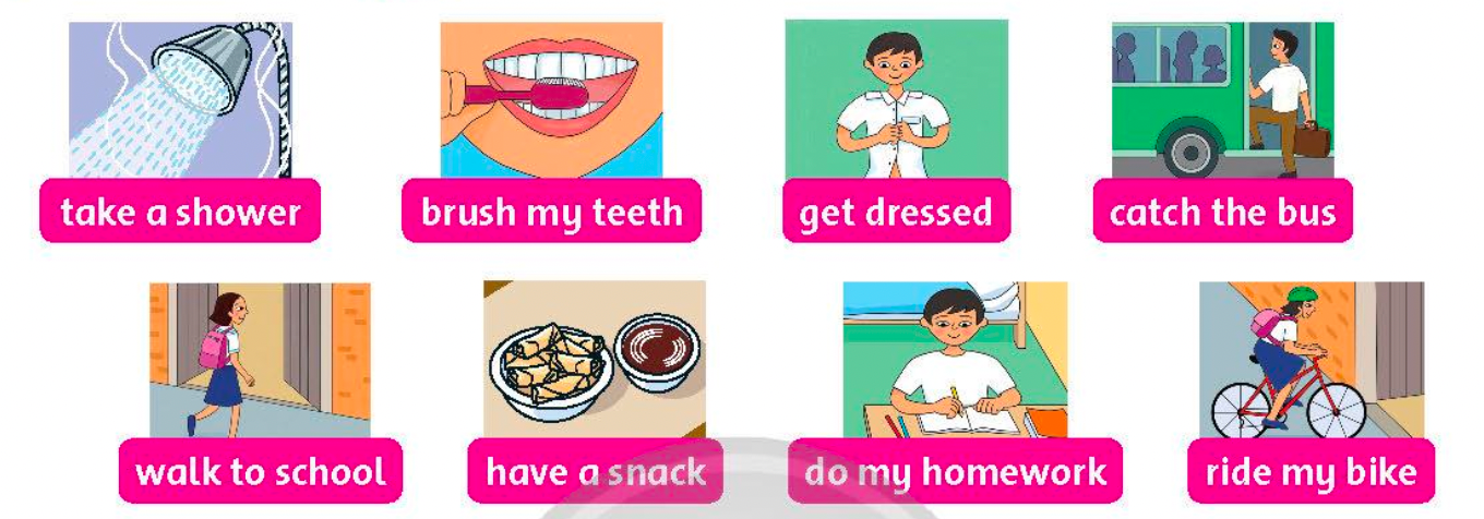 Tiếng anh lớp 5 Unit 1 lesson One trang 8 Family and Friends 1 1