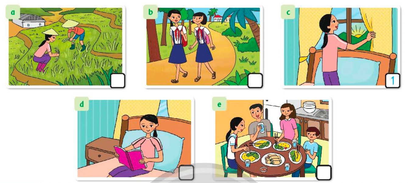 Tiếng anh lớp 5 Unit 1 lesson Six trang 13 Family and Friends 0 1