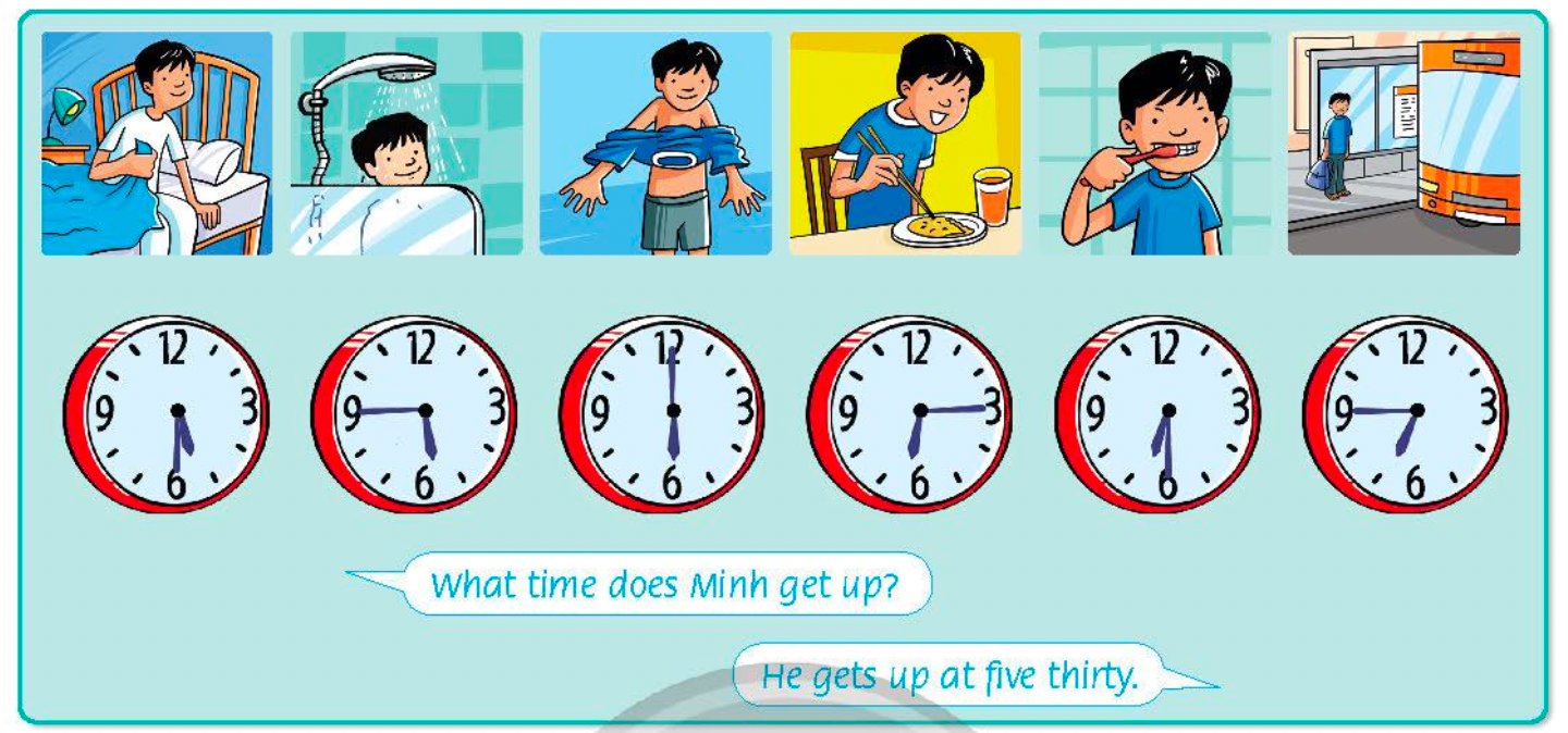 Tiếng anh lớp 5 Unit 1 lesson Three trang 10 Family and Friends 0 1