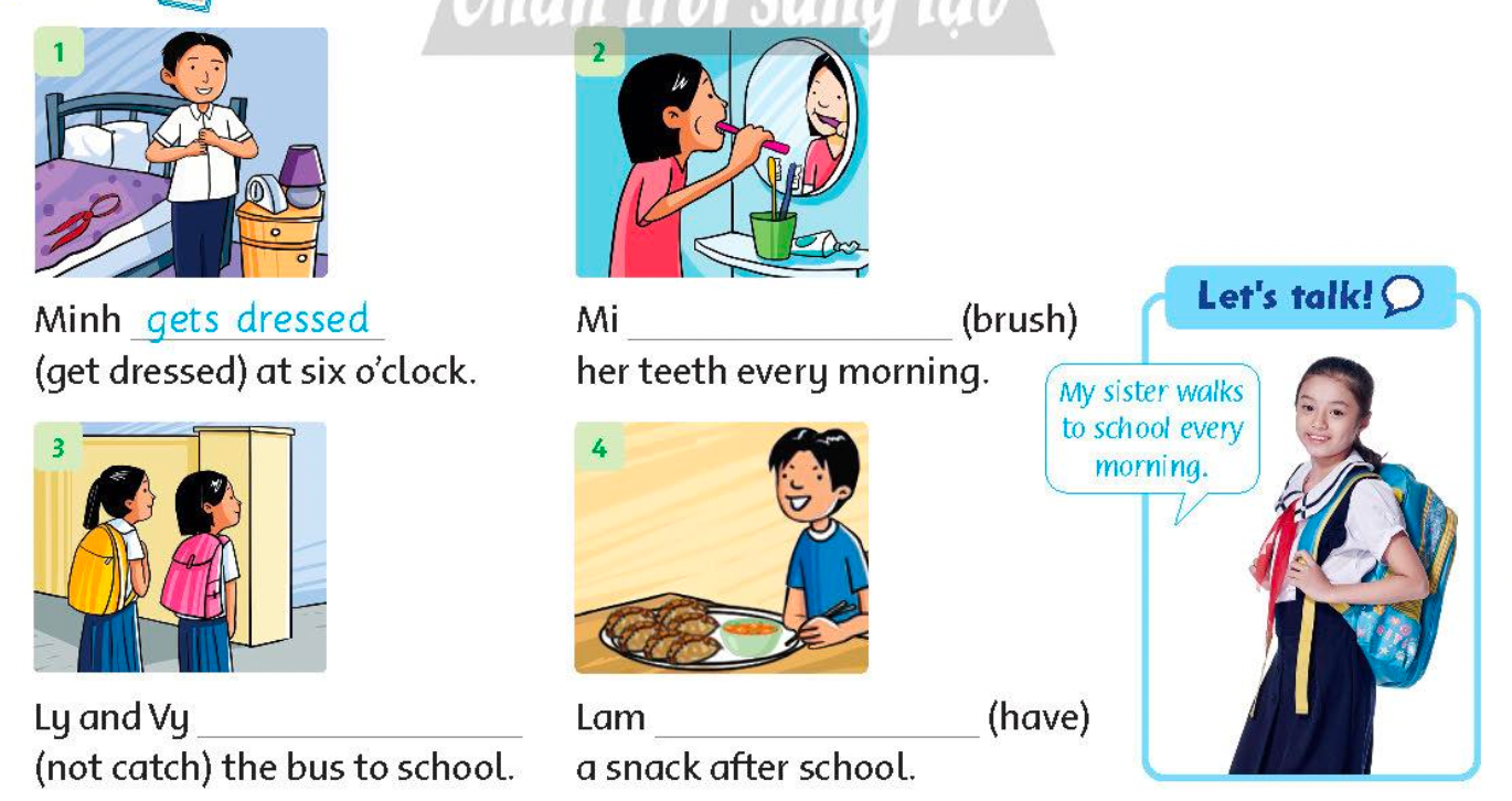 Tiếng anh lớp 5 Unit 1 lesson Two trang 9 Family and Friends 3 1