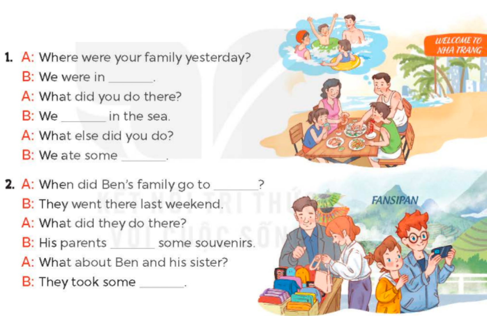 Tiếng anh lớp 5 Unit 11 lesson 2 trang 8, 9 Global Success 4 1