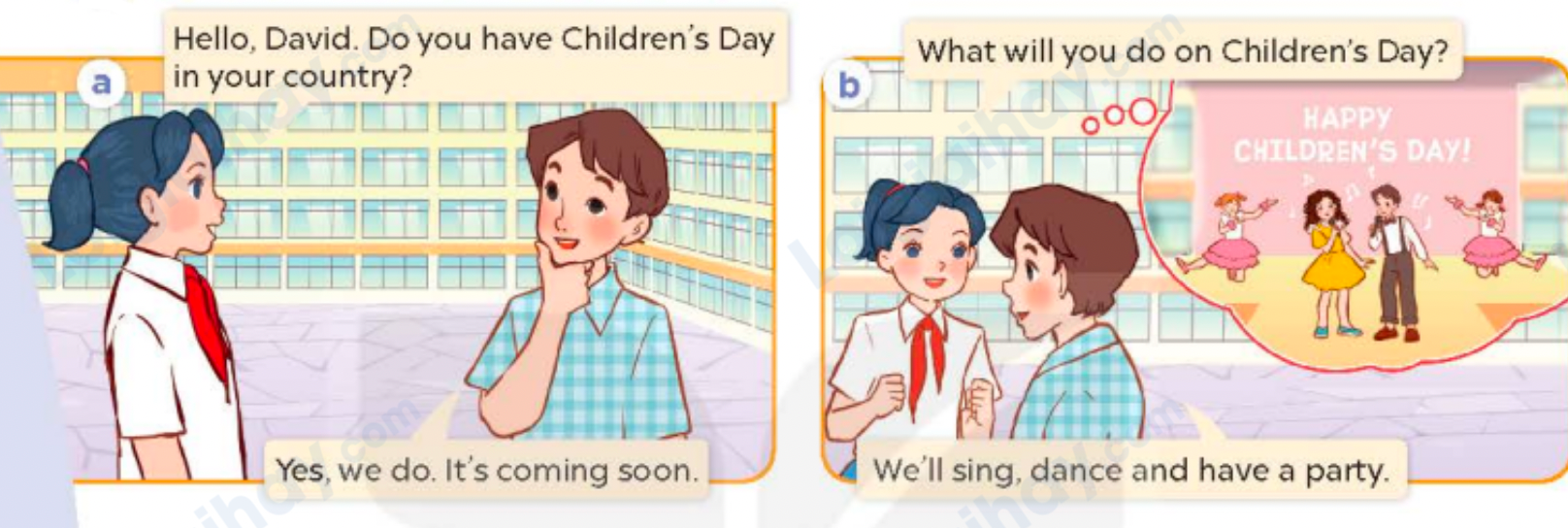 Tiếng anh lớp 5 Unit 13 lesson 1 trang 18, 19 Global Success 0 1