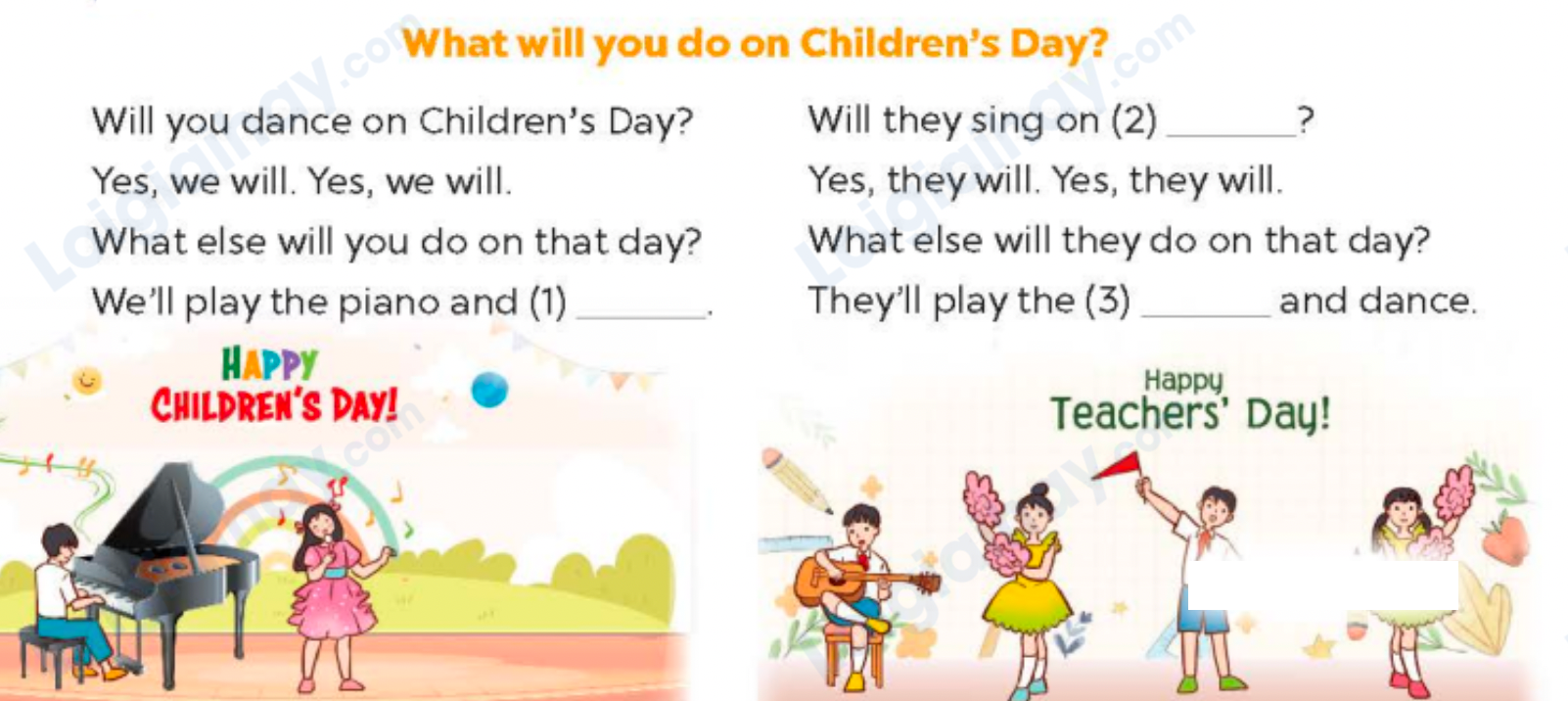 Tiếng anh lớp 5 Unit 13 lesson 1 trang 18, 19 Global Success 5 1