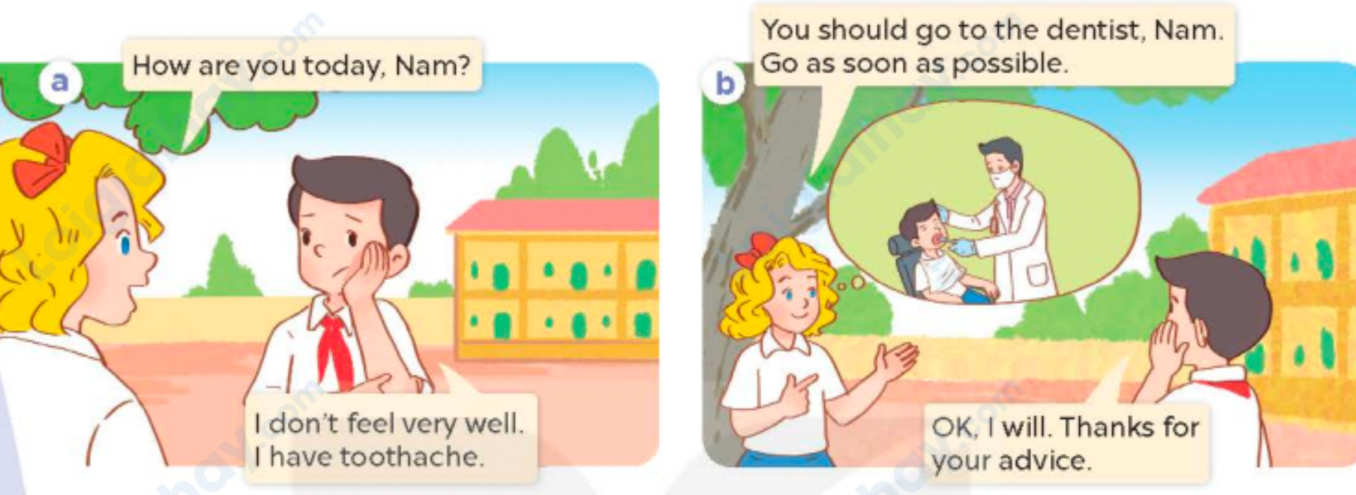 Tiếng anh lớp 5 Unit 15 lesson 2 trang 32, 33 Global Success 0 1