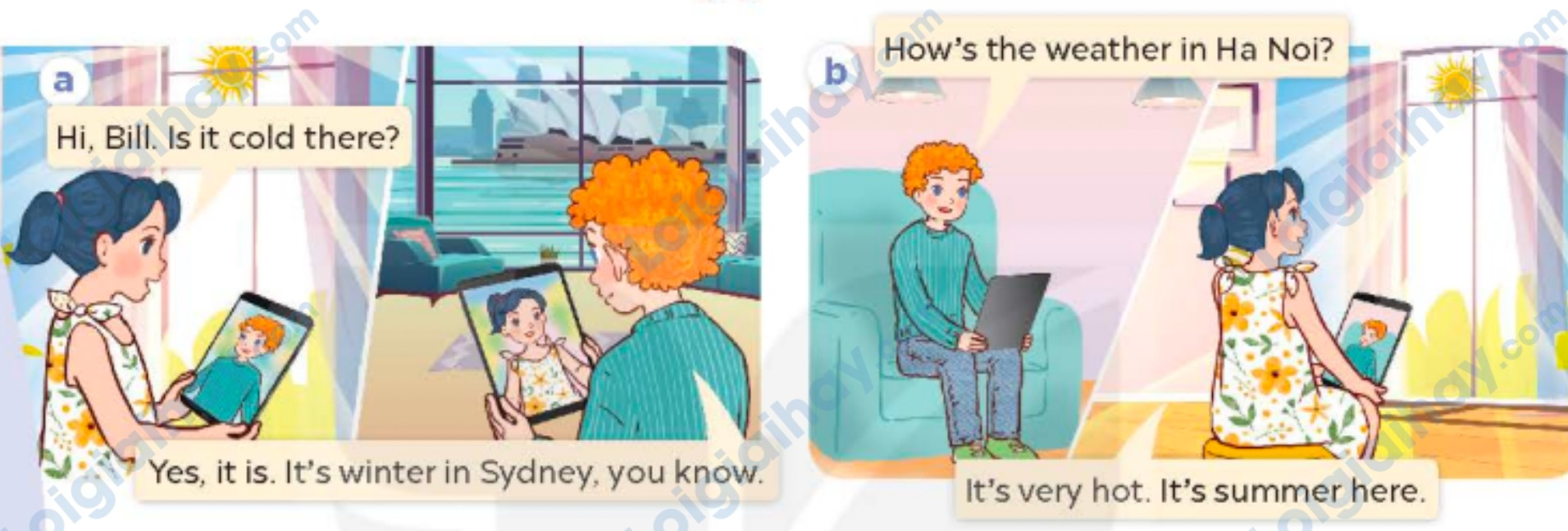 Tiếng anh lớp 5 Unit 16 lesson 1 trang 40, 41 Global Success 0 1