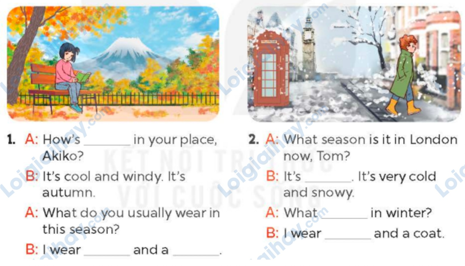 Tiếng anh lớp 5 Unit 16 lesson 2 trang 42, 43 Global Success 4 1