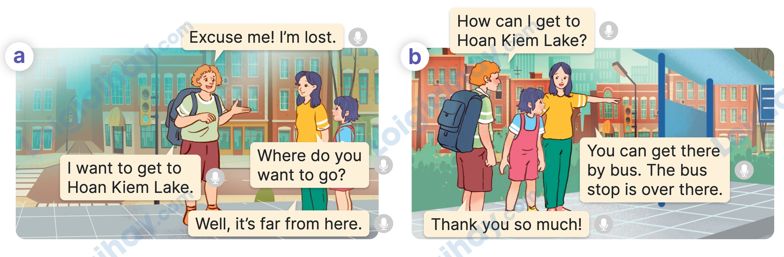 Tiếng anh lớp 5 Unit 18 lesson 2 trang 54, 55 Global Success 0 1