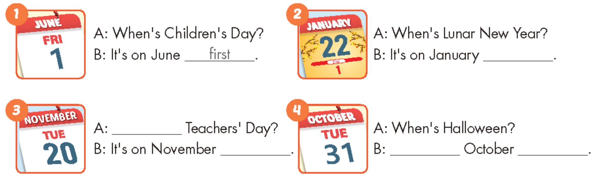 Tiếng anh lớp 5 Unit 2 lesson 2 trang 23 iLearn Smart Start 3 1