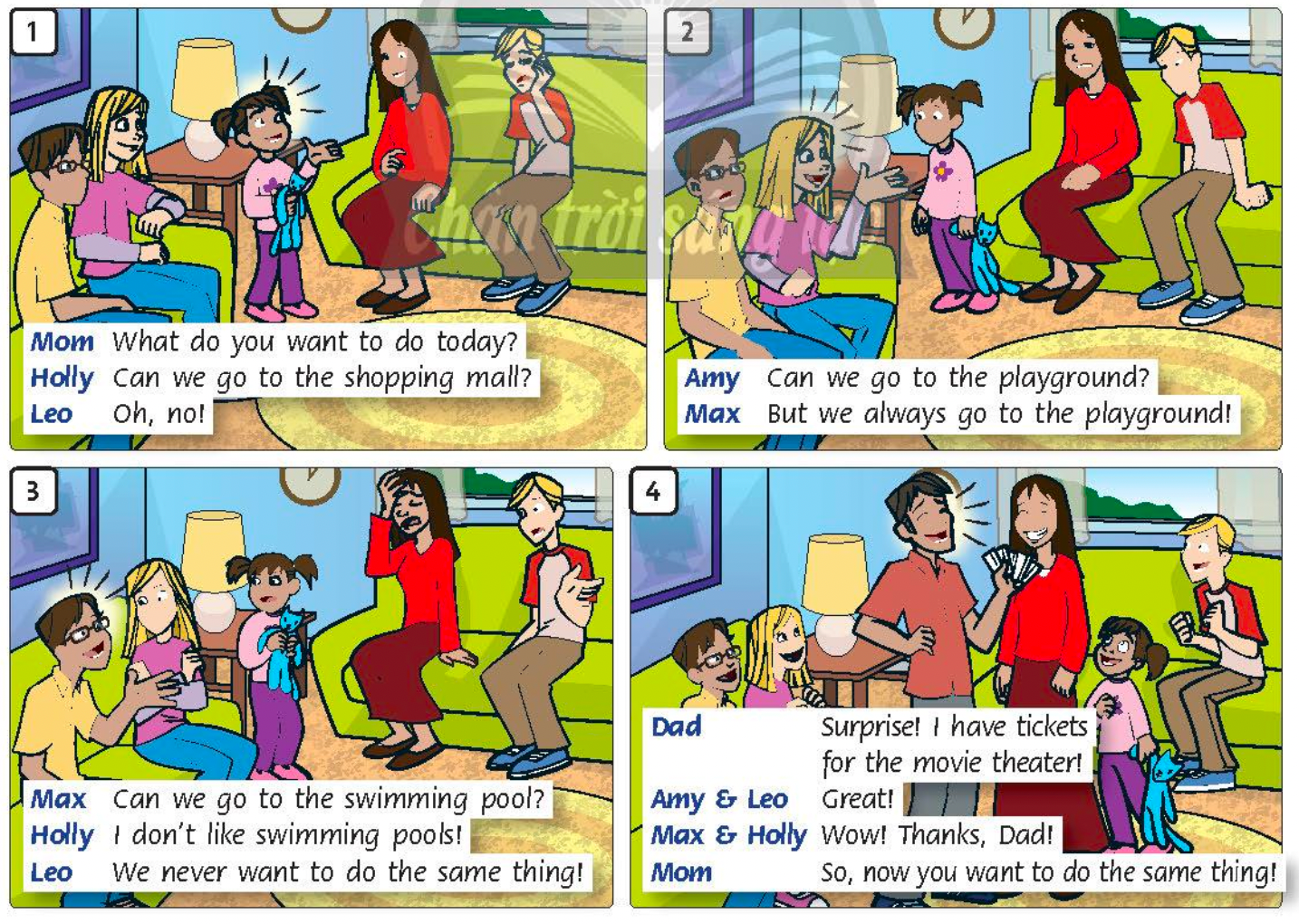 Tiếng anh lớp 5 Unit 2 lesson One trang 14 Family and Friends 2 1