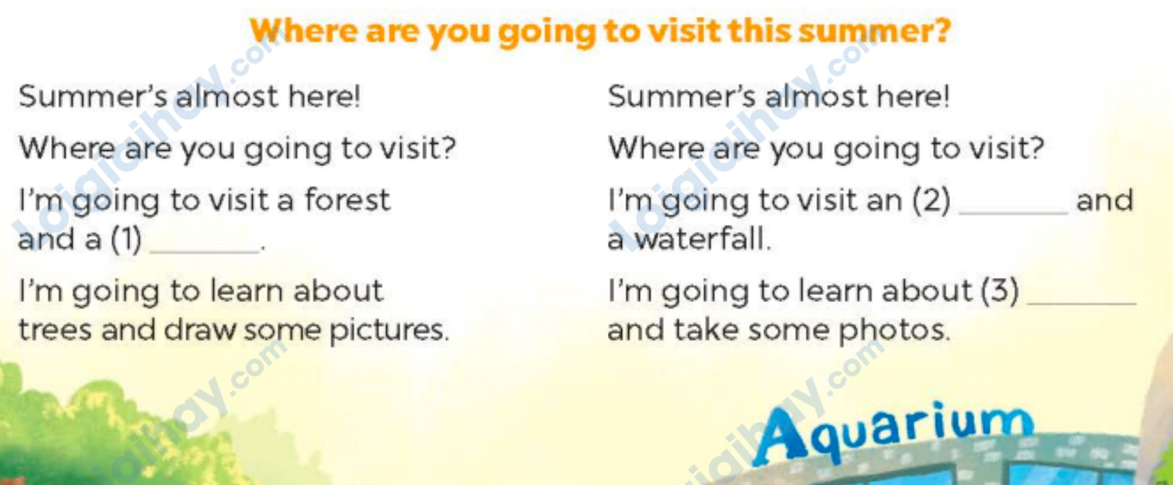 Tiếng anh lớp 5 Unit 20 lesson 1 trang 64, 65 Global Success 5 1