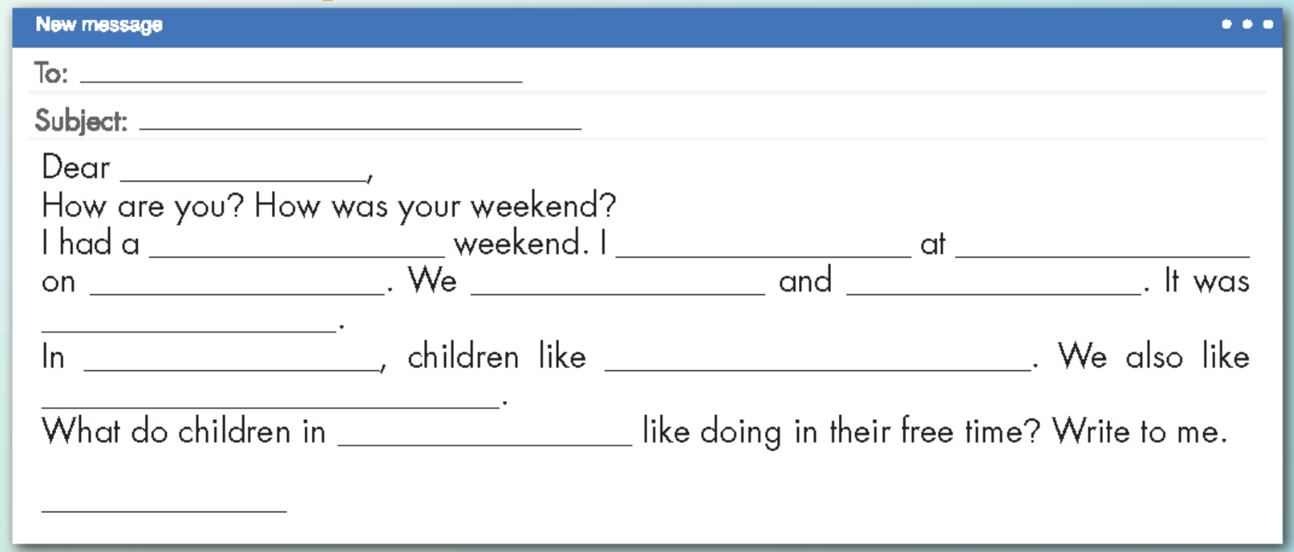 Tiếng anh lớp 5 Unit 3 Culture trang 43 iLearn Smart Start 11 1