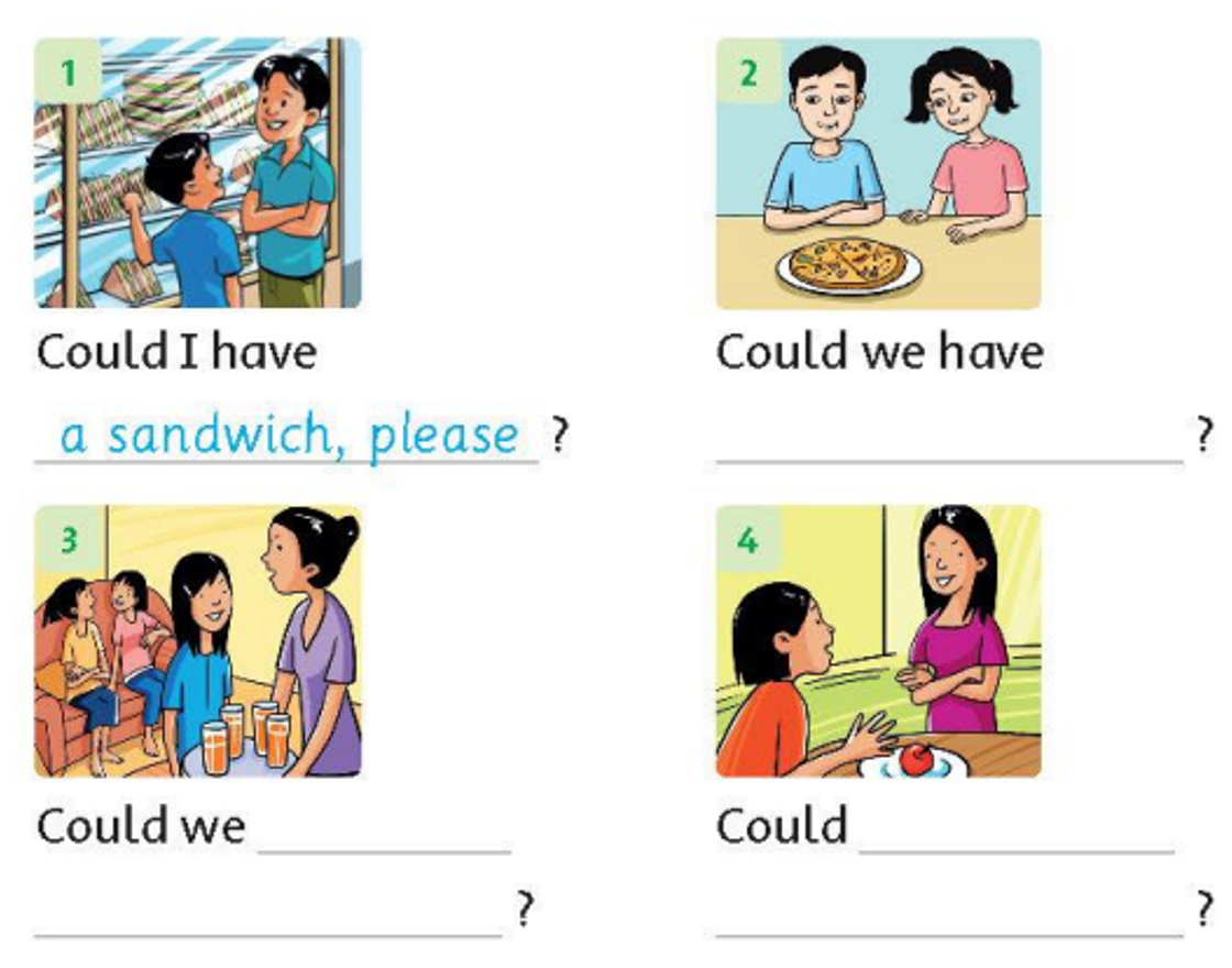 Tiếng anh lớp 5 Unit 3 lesson Two trang 21 Family and Friends 3 1