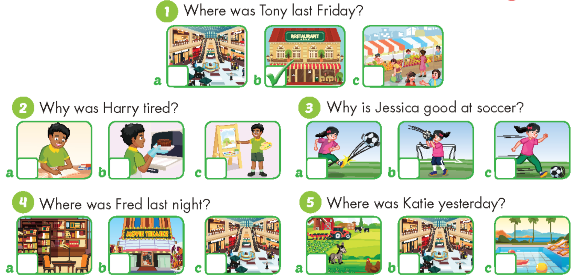 Tiếng anh lớp 5 Unit 3 Review and Practice trang 46 iLearn Smart Start 0 1