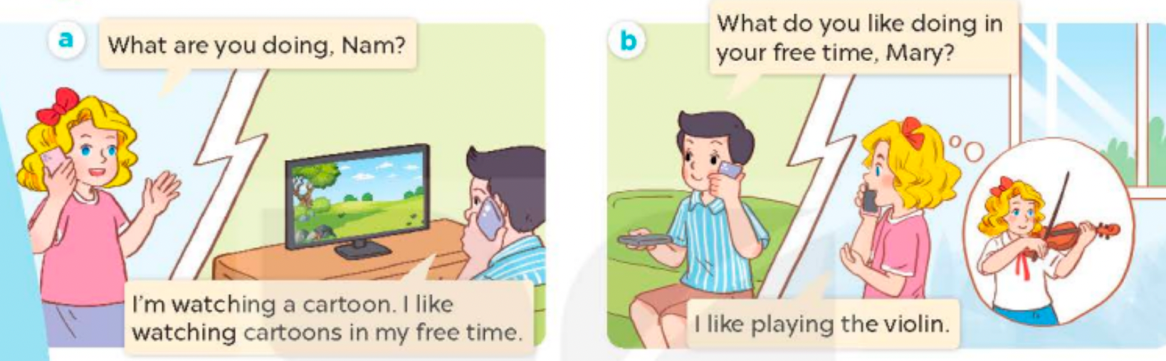 Tiếng anh lớp 5 Unit 4 lesson 1 trang 28, 29 Global Success 0 1