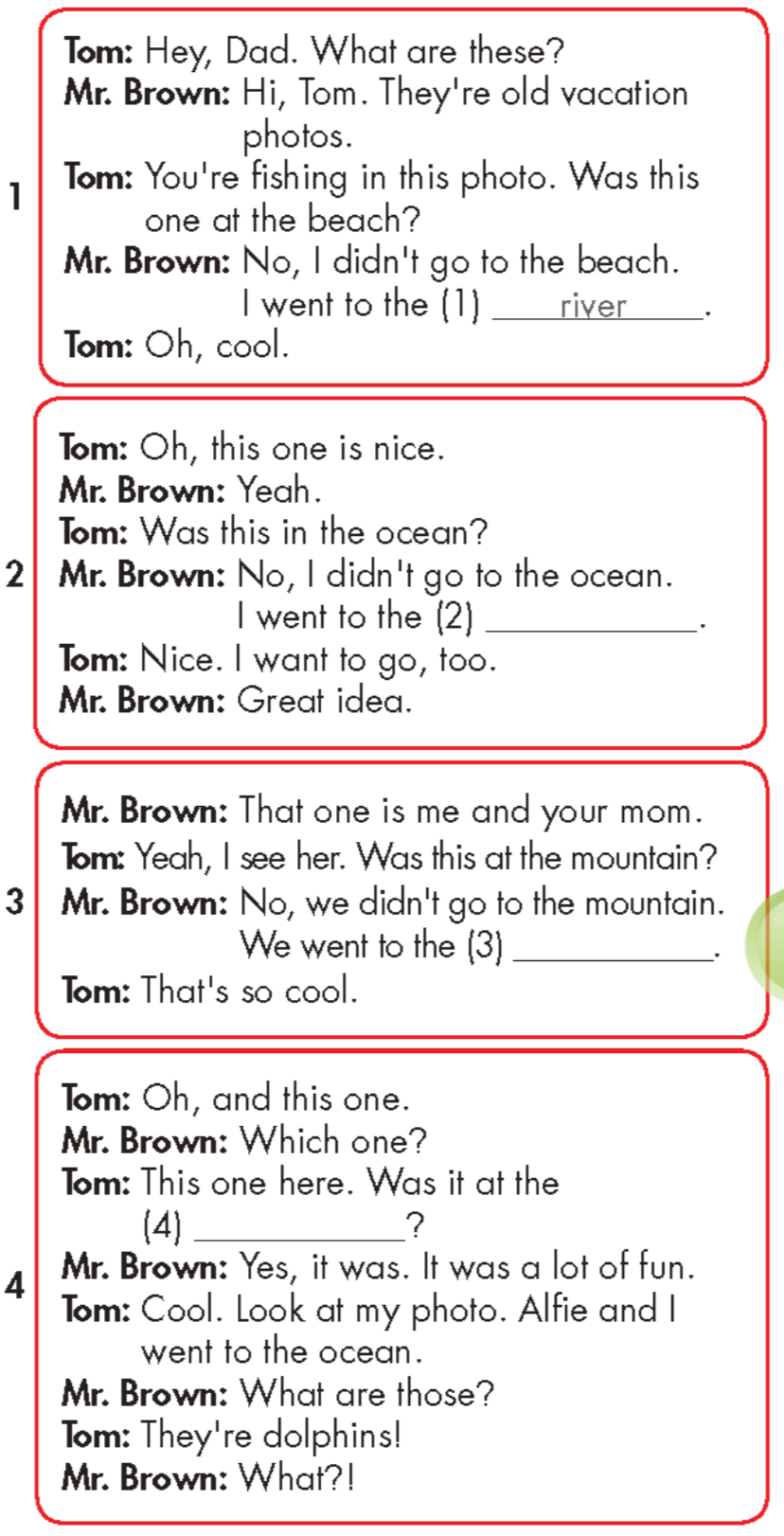 Tiếng anh lớp 5 Unit 4 lesson 1 trang 48 iLearn Smart Start 7 1