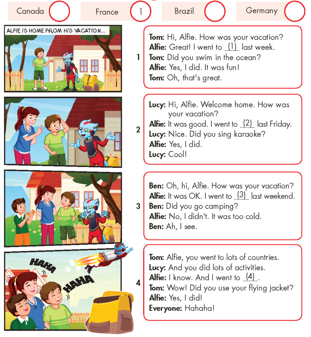 Tiếng anh lớp 5 Unit 4 lesson 2 trang 51 iLearn Smart Start 6 1