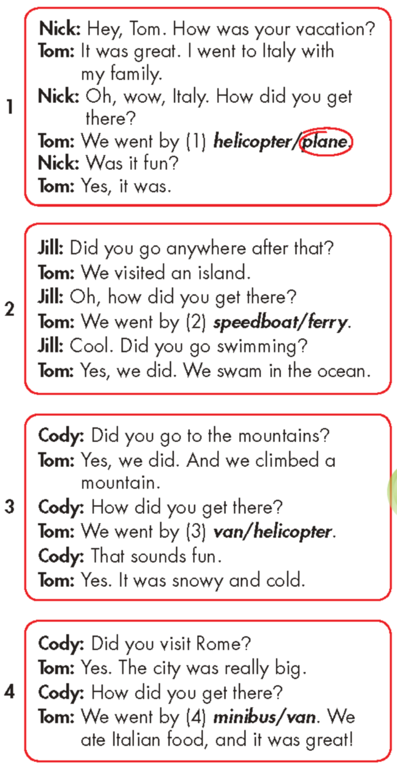 Tiếng anh lớp 5 Unit 4 lesson 3 trang 54 iLearn Smart Start 7 1