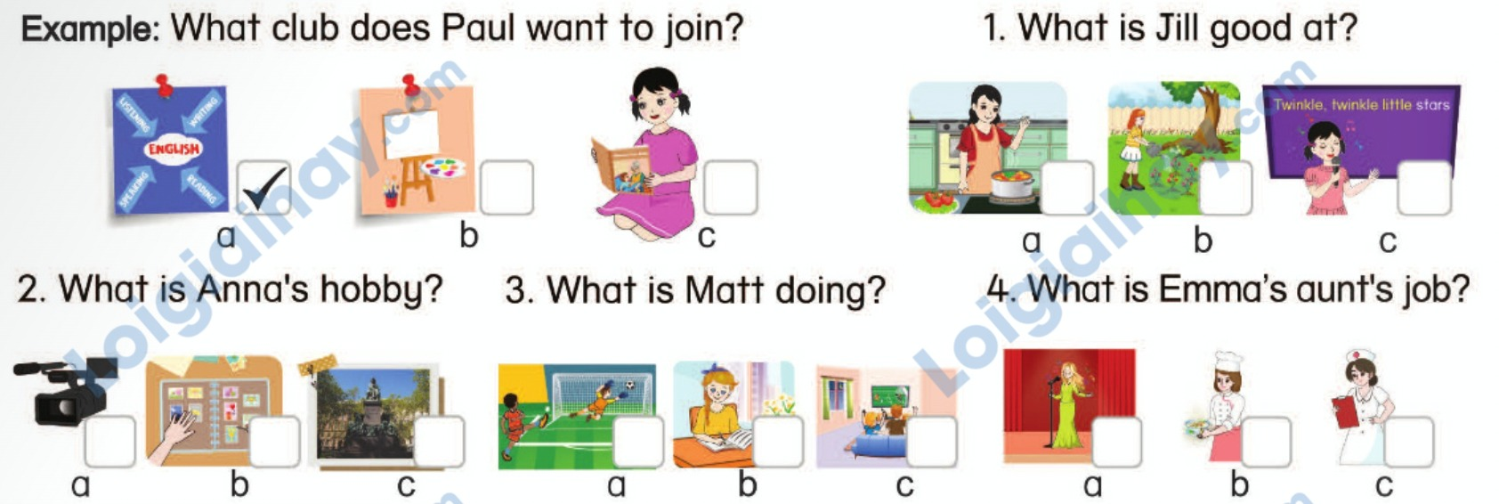 Tiếng anh lớp 5 Unit 4 Mini test 1 trang 40 Phonics Smart 1 1