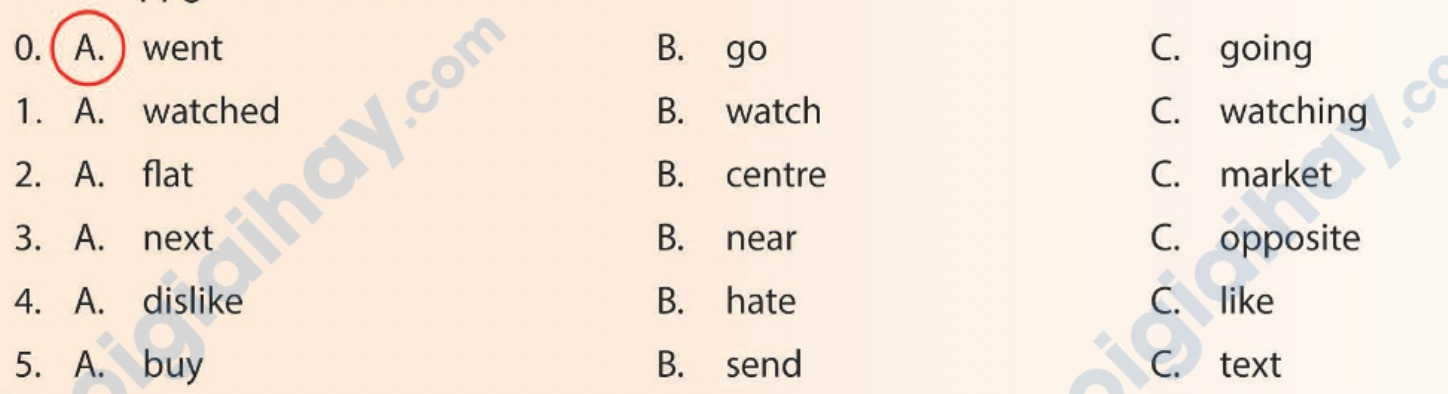 Tiếng anh lớp 5 Unit 4 Mini test 2 trang 68 Phonics Smart 4 1