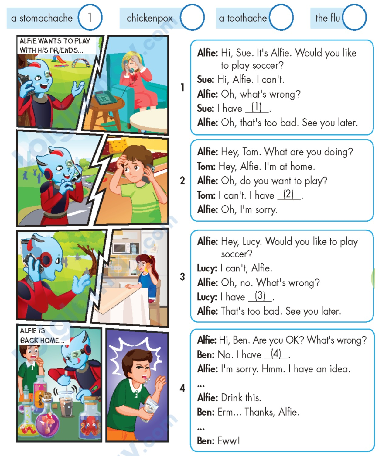 Tiếng anh lớp 5 Unit 5 lesson 1 trang 64 iLearn Smart Start 6 1