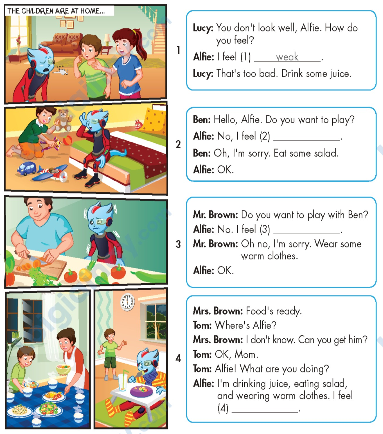 Tiếng anh lớp 5 Unit 5 lesson 2 trang 67 iLearn Smart Start 7 1