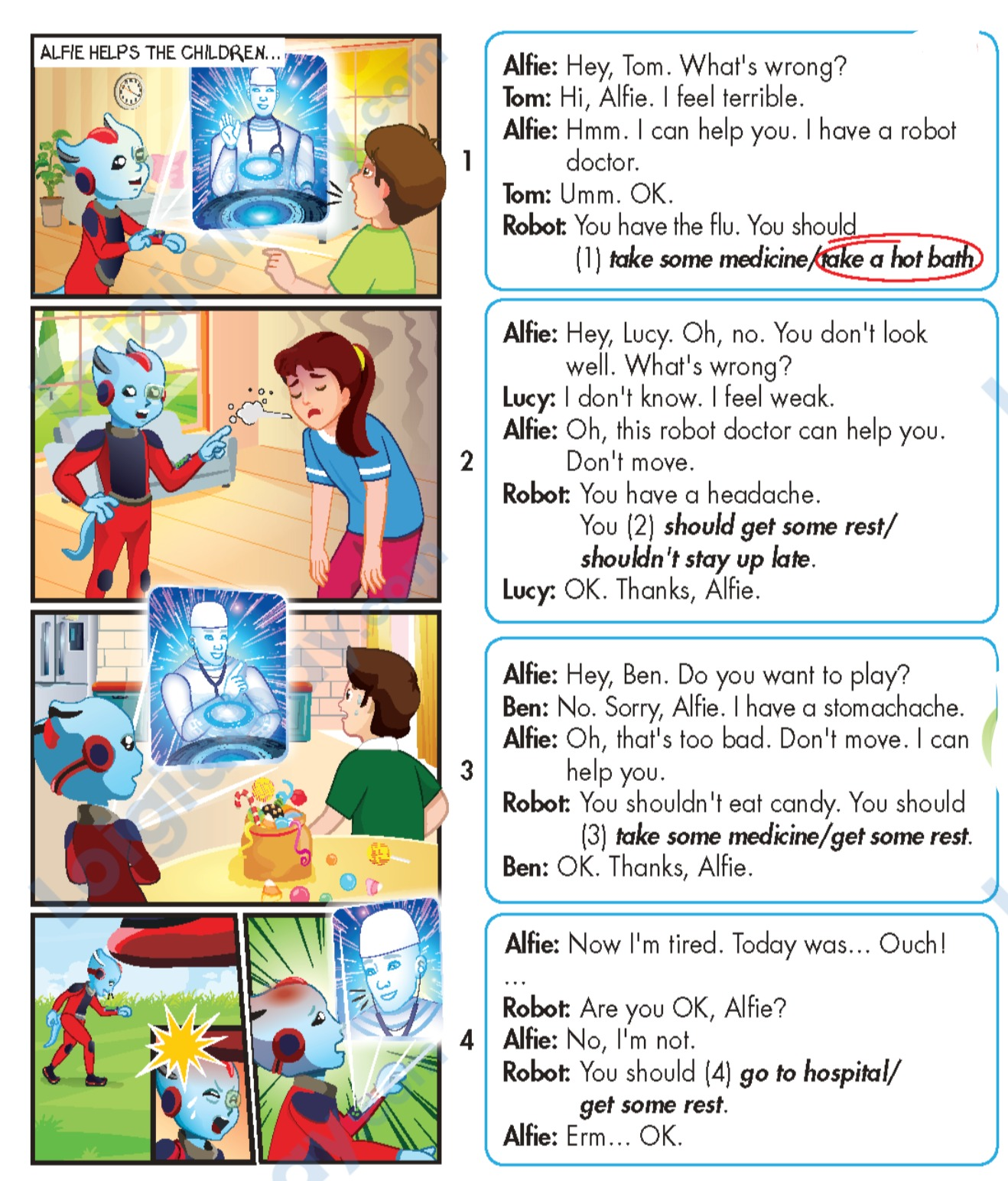 Tiếng anh lớp 5 Unit 5 lesson 3 trang 70 iLearn Smart Start 7 1