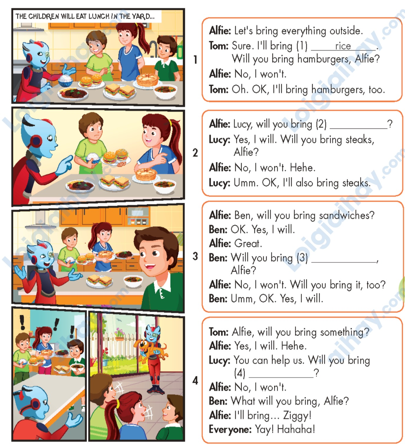 Tiếng anh lớp 5 Unit 6 lesson 3 trang 84 iLearn Smart Start 6 1