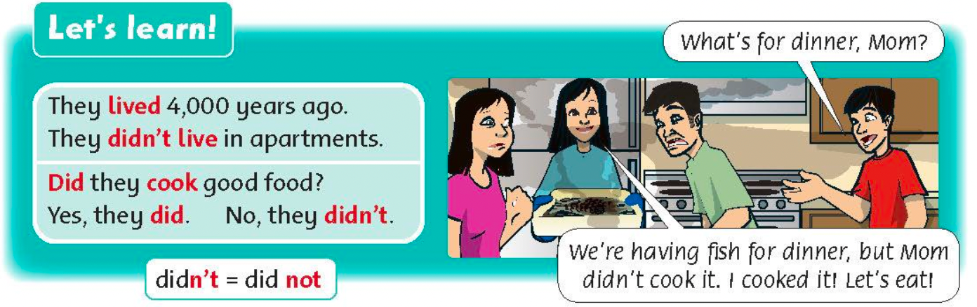 Tiếng anh lớp 5 Unit 6 lesson Two trang 42 Family and Friends 1 1