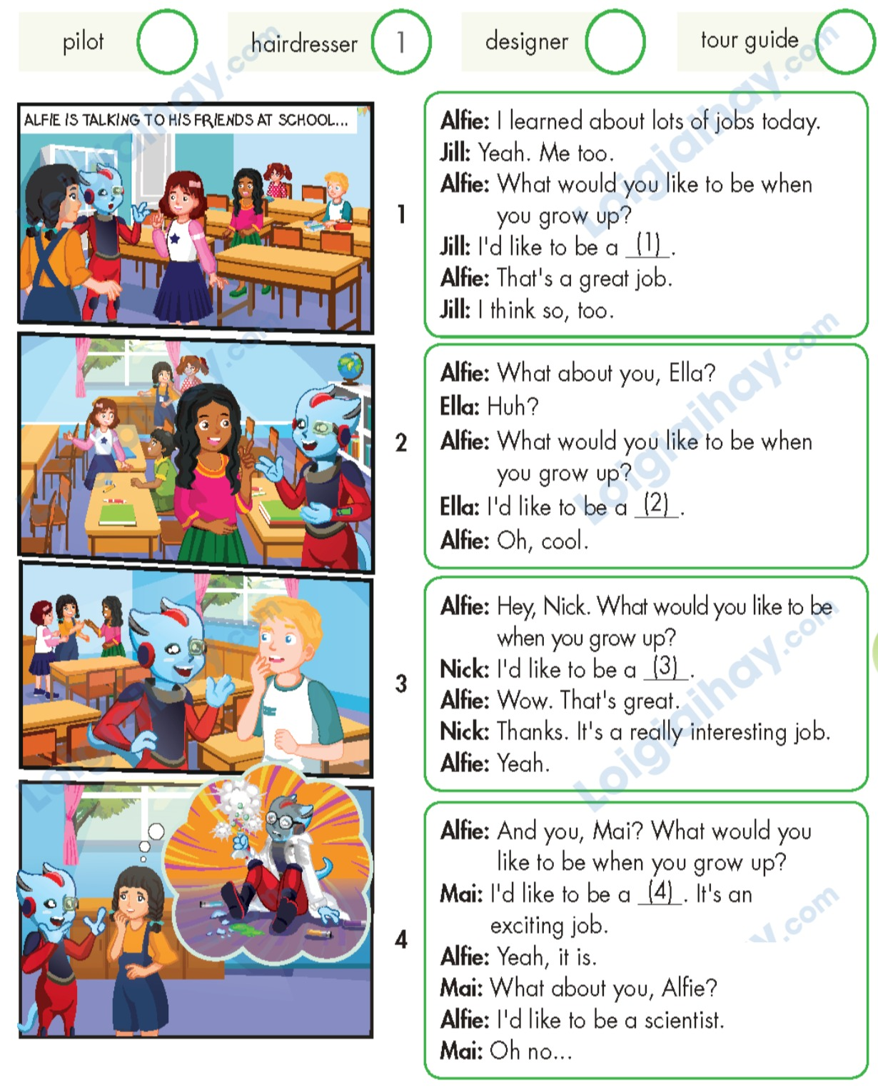 Tiếng anh lớp 5 Unit 7 lesson 1 trang 92 iLearn Smart Start 7 1