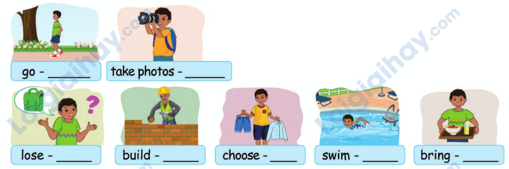 Tiếng anh lớp 5 Unit 7 lesson 2 trang 62 Phonics Smart 4 1