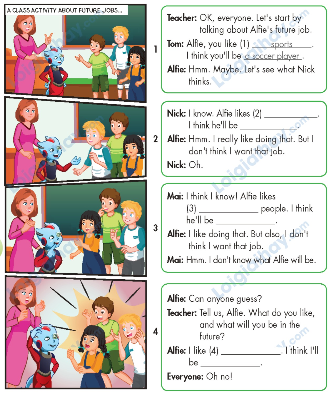 Tiếng anh lớp 5 Unit 7 lesson 2 trang 95 iLearn Smart Start 6 1