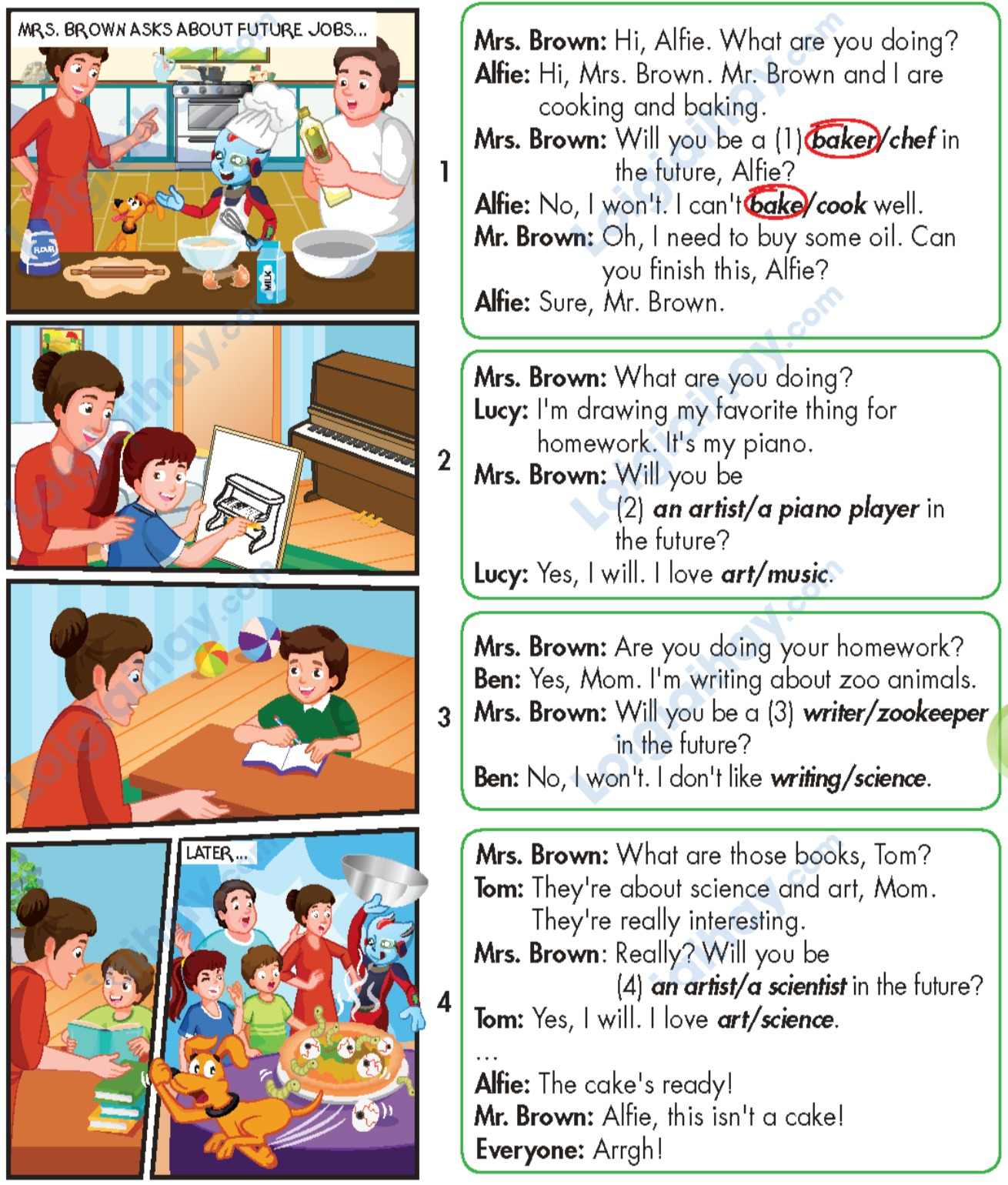 Tiếng anh lớp 5 Unit 7 lesson 3 trang 98 iLearn Smart Start 6 1