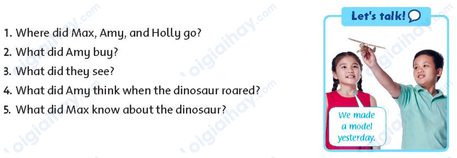 Tiếng anh lớp 5 Unit 7 lesson Two trang 55 Family and Friends 3 1