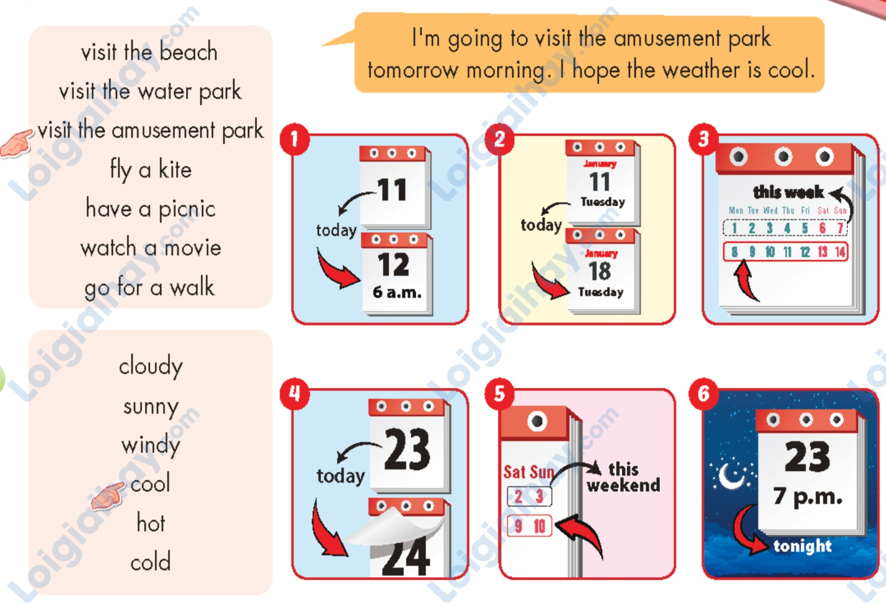 Tiếng anh lớp 5 Unit 8 lesson 1 trang 106 iLearn Smart Start 9 1