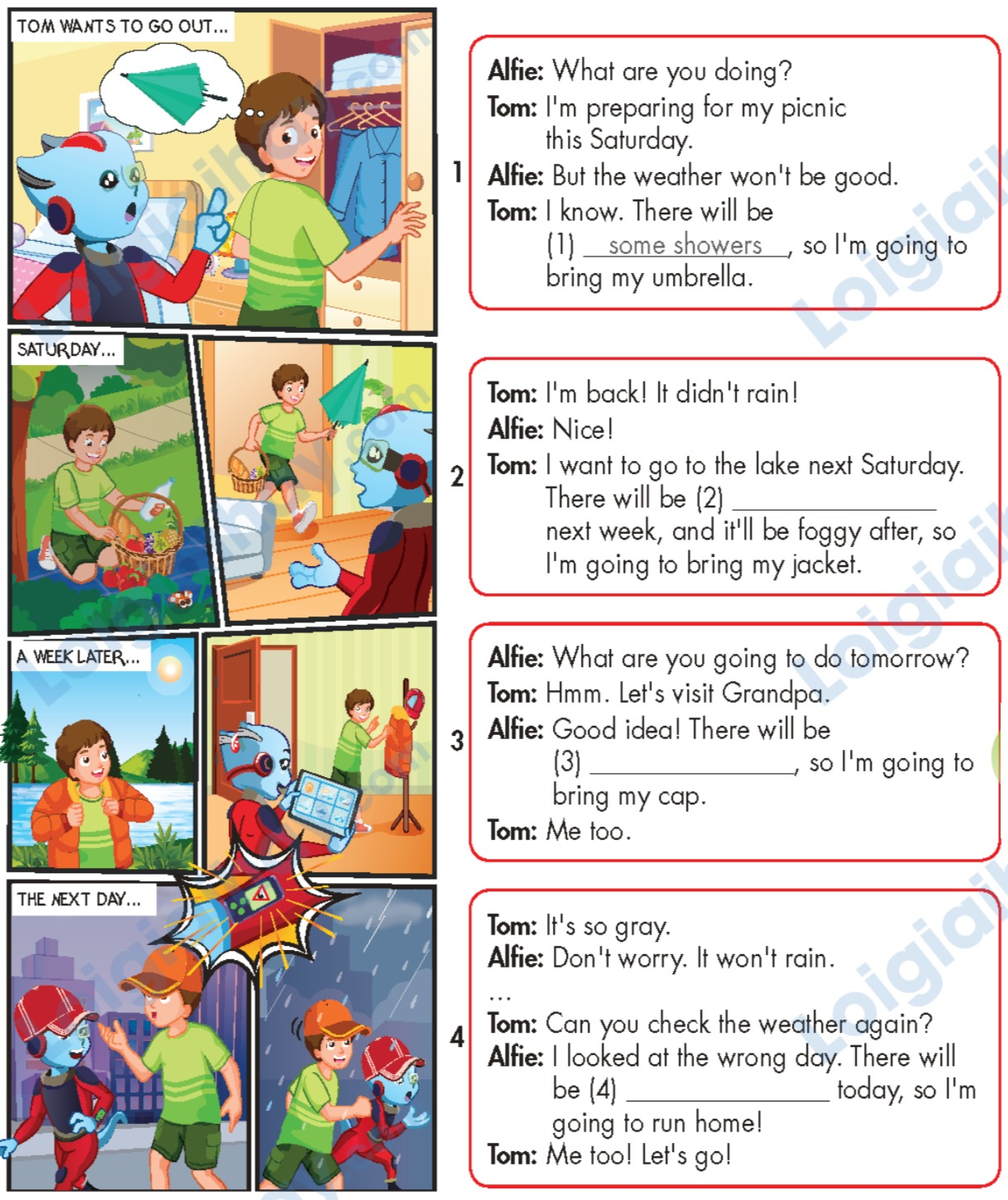 Tiếng anh lớp 5 Unit 8 lesson 3 trang 112 iLearn Smart Start 6 1