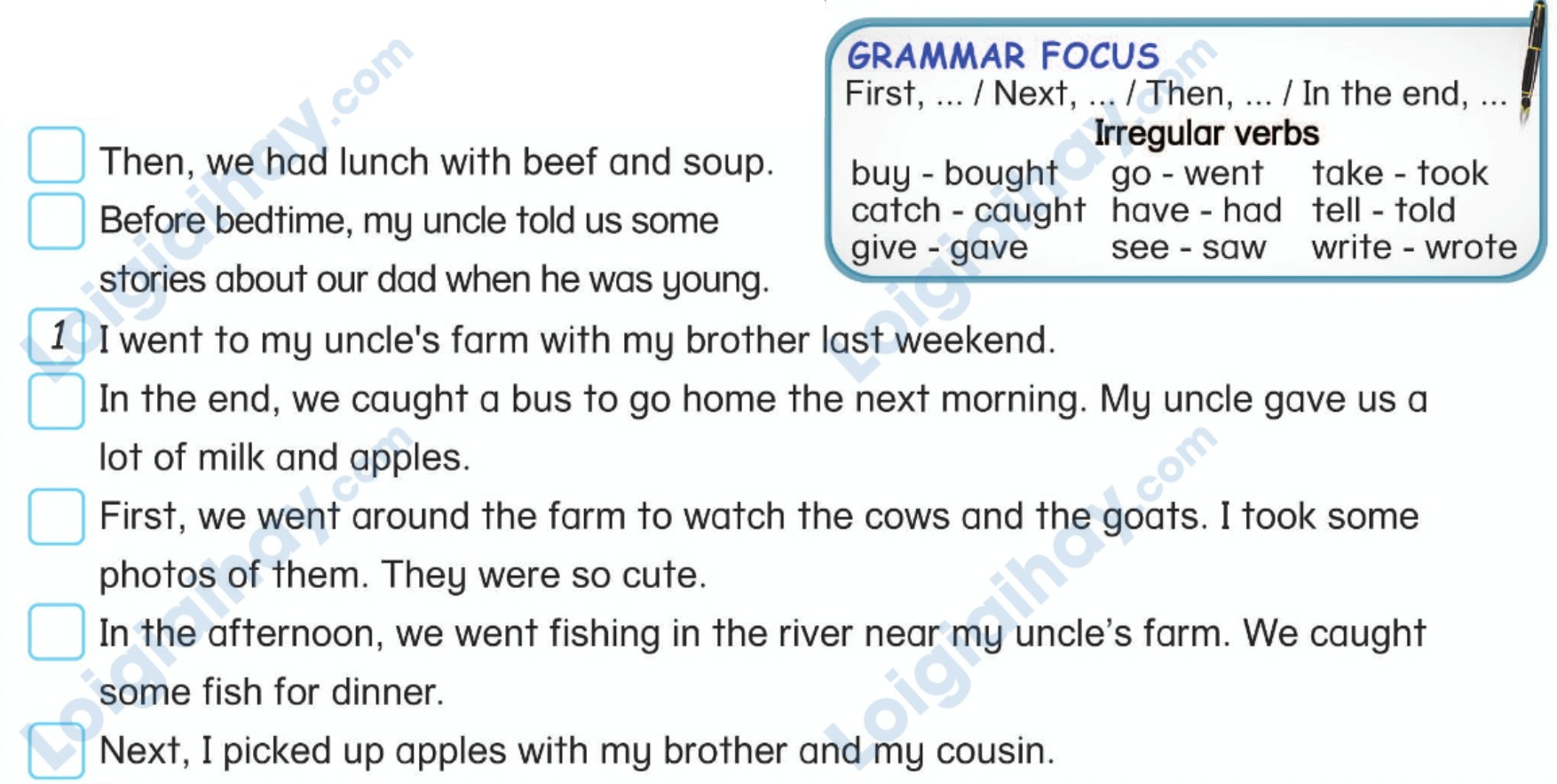 Tiếng anh lớp 5 Unit 9 lesson 3 trang 82 Phonics Smart 4 1