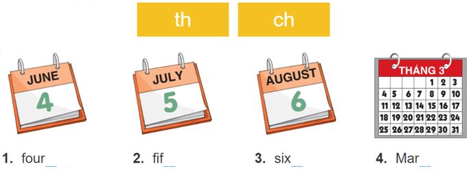 Tổng hợp bài tập Ngữ âm - Ôn hè Tiếng Anh lớp 4 0 4