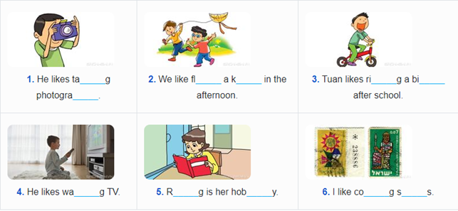 Tổng hợp bài tập Ngữ pháp - Ôn hè Tiếng Anh lớp 4 0 3