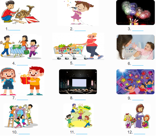 Tổng hợp bài tập Từ vựng - Ôn hè Tiếng Anh lớp 4 0 18