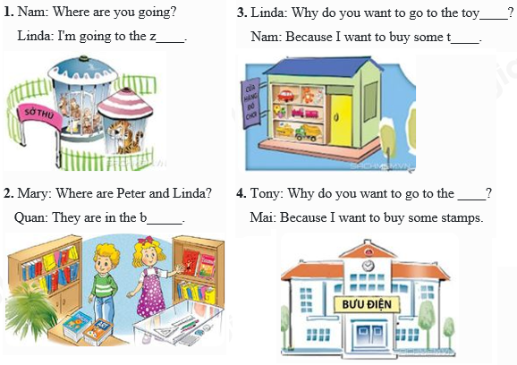 Tổng hợp bài tập Từ vựng - Ôn hè Tiếng Anh lớp 4 1 19