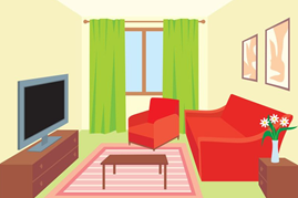 Trắc nghiệm Từ vựng Ngôi nhà Tiếng Anh 6 Right on! 0 24