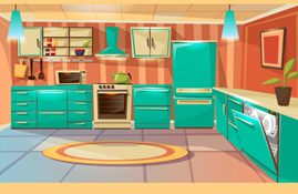 Trắc nghiệm Từ vựng Ngôi nhà Tiếng Anh 6 Right on! 0 25