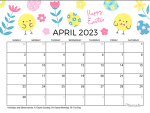 Image Example for April