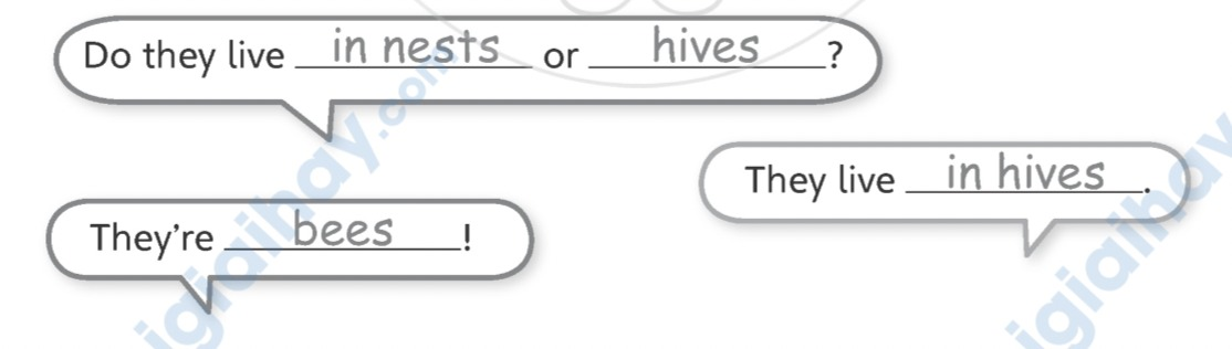 Unit 1. Animal habitats - SBT Tiếng Anh 5 - Explore Our World 10 1