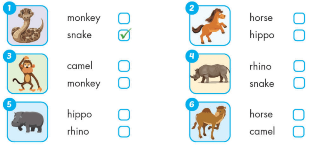 Unit 1. Animals - SBT Tiếng Anh 4 - iLearn Smart Start 0 1