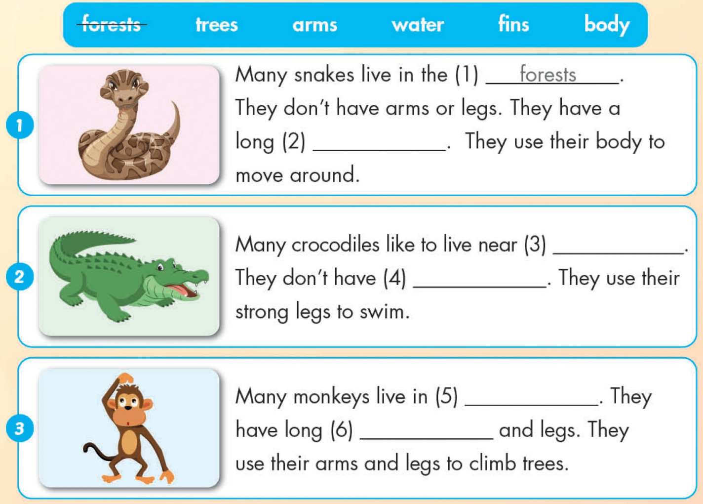 Unit 1. Animals - SBT Tiếng Anh 4 - iLearn Smart Start 15 1