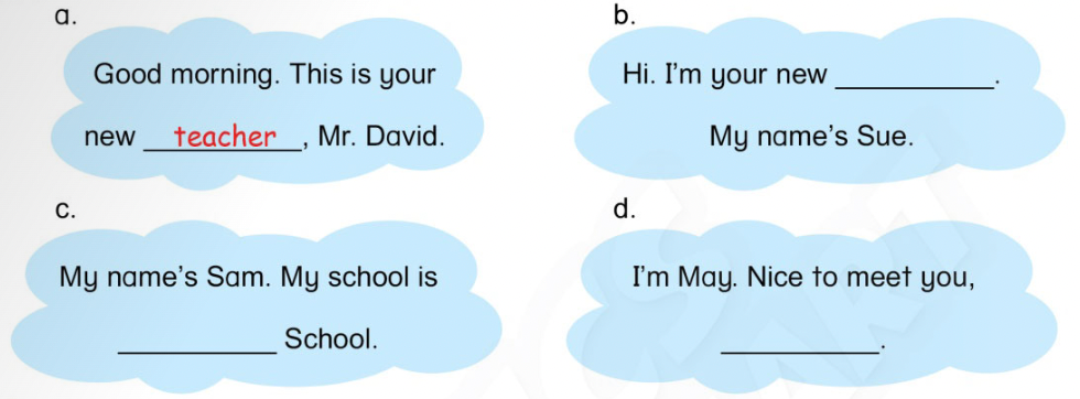 Unit 1. Back to school - SBT Tiếng Anh 4 - Phonics Smart 0 1