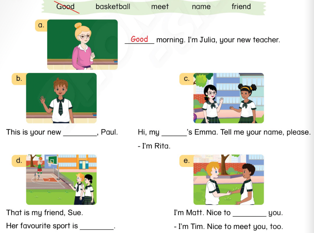 Unit 1. Back to school - SBT Tiếng Anh 4 - Phonics Smart 1 1