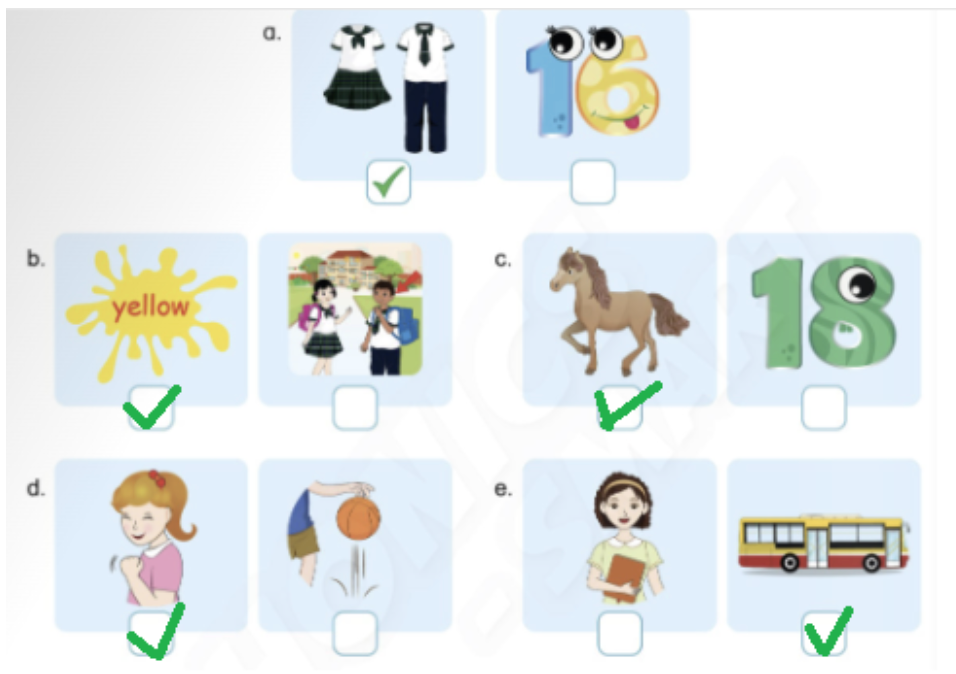 Unit 1. Back to school - SBT Tiếng Anh 4 - Phonics Smart 12 2