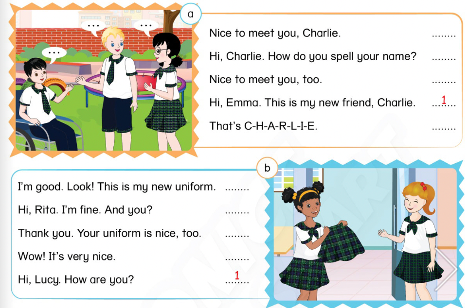 Unit 1. Back to school - SBT Tiếng Anh 4 - Phonics Smart 2 1